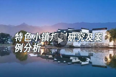 广东省建筑工程继续教育专业课《特色小镇规划研究及案例分析》