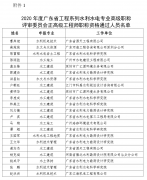 关于2020年度广东省工程系列水利水电专业高级职称评审委员会正高级工程师职