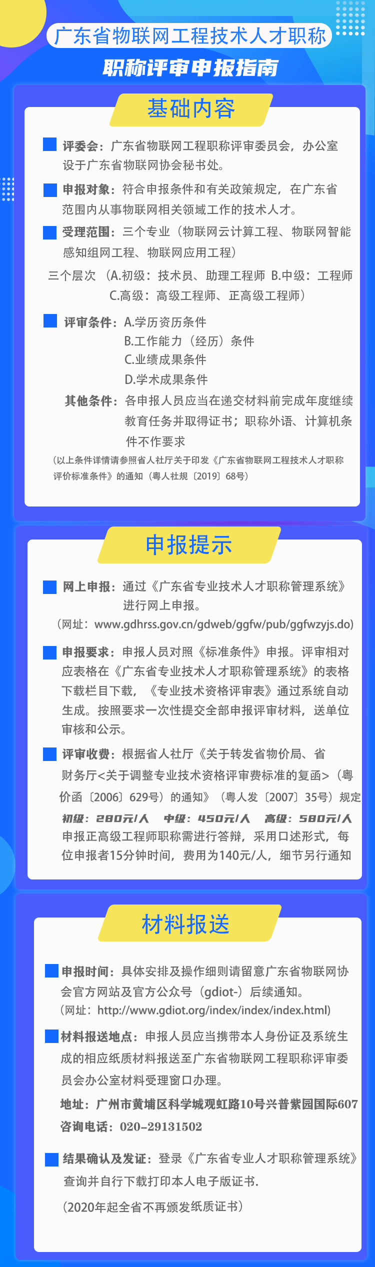 【职称评审预登记】2021年度广东省物联网工程技术人才职称评价工作即将启动！