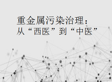 广东省医疗器械、医药技术继续教育专业课《重金属污染治理: 从“西医”到“中医”》